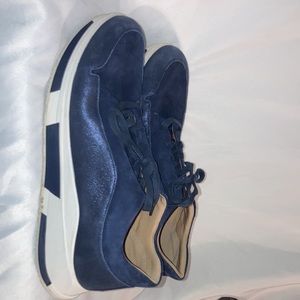 Comfy navy FItflop brand sneakers. Size 11